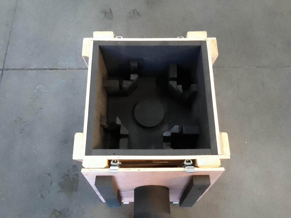 Bois brut (réemploi)  -  Caisse de transportcontreplaqué - 48x48x44 cm