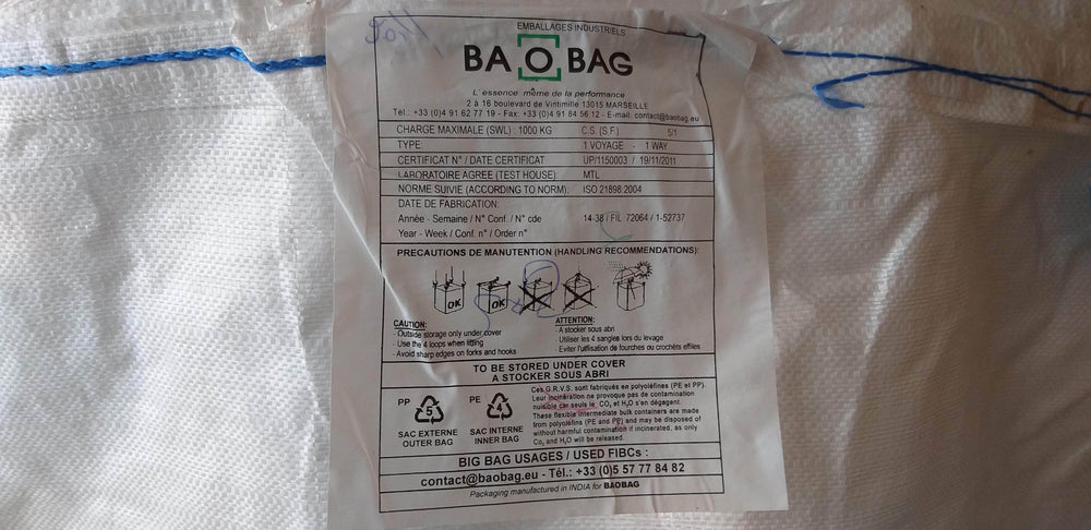 Quincaillerie  -  Big bag sac à gravats 1 tonnes