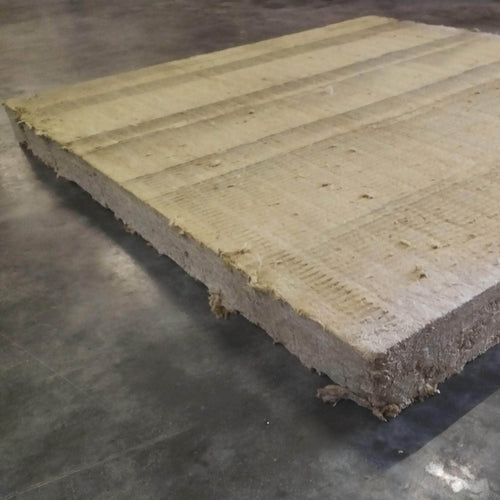 Cloison, isolation (réemploi)  -  Panneau isolant - ROCKWOOL - 1,2x1m ep 80mm