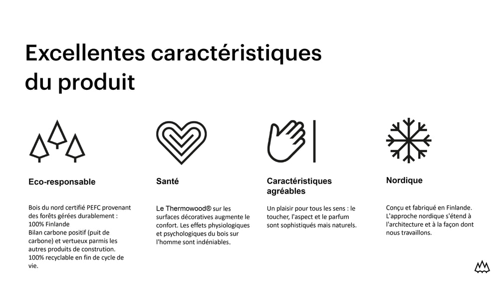 Bardage Epicéa  -  Bardage Epicea Classe 3 Thermowood  (Profil Luna) - 19x134 - L=3,9m