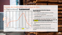 Bardage Epicéa  -  Bardage Epicea Classe 3 Thermowood  (Profil Luna) - 19x134 - L=3,9m