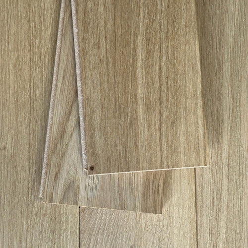 Parquet Contrecollé  -  Contrecollé chêne couleur Lys - Rainure-languette - gamme RISTRETTO 10H -  1420 x 92 x 10 mm - Cabbani ref 18