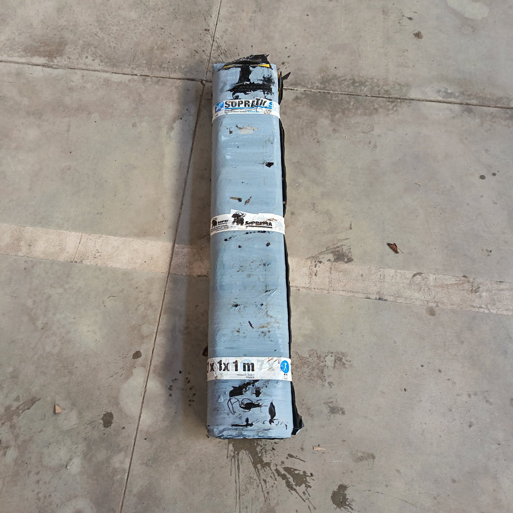 Membrane étanchéité noir - 7000 x 1000 mm - Ep=3mm (Soprastick SI 4)