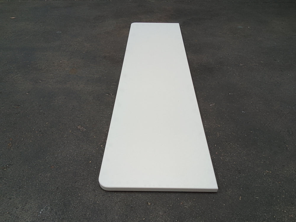 Tablette aggloméré décor blanc - 1400 x 360 x 20 mm