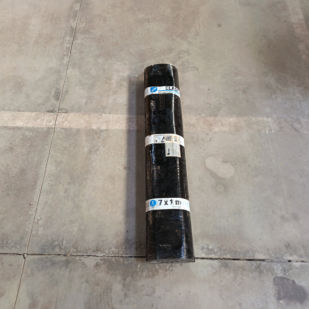 Membrane étanchéité noir - 7000 x 1000 mm - Ep=3mm (Elastovap)