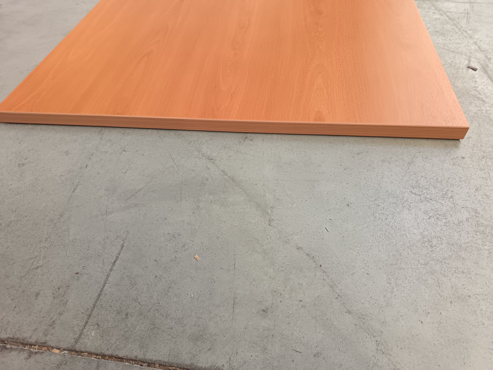 Plan de travail aggloméré poirier - 1200 x 800 x 25 mm