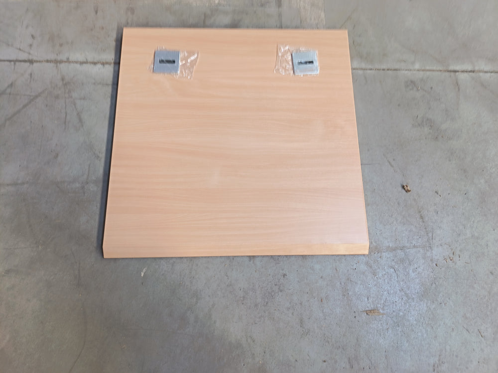 Plan de travail aggloméré hetre - 800 x 800 x 30 mm (chanfreim)