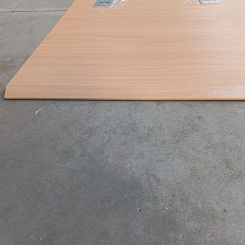 Plan de travail aggloméré hetre - 800 x 800 x 30 mm (chanfreim)