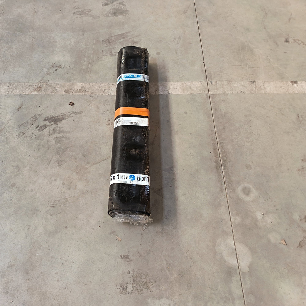 Membrane étanchéité noir - 6000 x 1000 mm - Ep=3mm (Sopralene Flam 180)