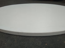 Plan de travail aggloméré décor varié (blanc et bois) - Diamètre 1000 mm table ronde