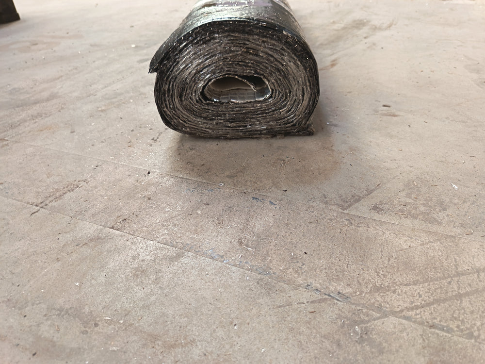 Membrane étanchéité noir - 6000 x 1000 mm - Ep=3mm (Sopralast 50 TV alu)