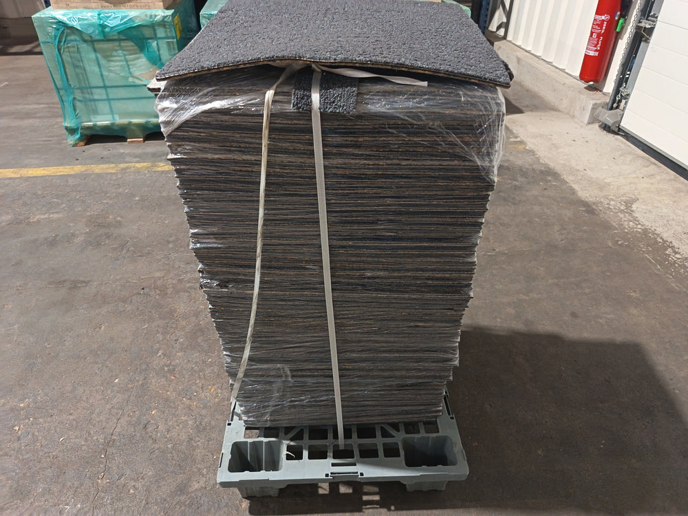 Dalle moquette gris - 500 x 500 mm - Milliken (avec sous couche)