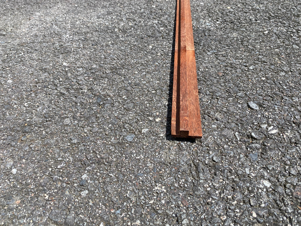 Barre de jonction merbau bois exo classe 4 - 12x35 - L=2m