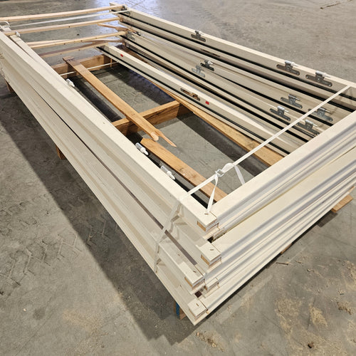 Bati porte  blanc bois massif - 40 x 930 - L=2m