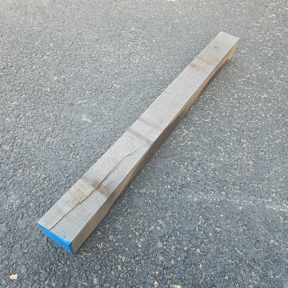 Lambourde azobé bois massif - 90 x 90 - L=1m (brut de sciage)