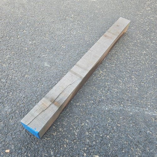 Lambourde azobé bois massif - 90 x 90 - L=1m (brut de sciage)