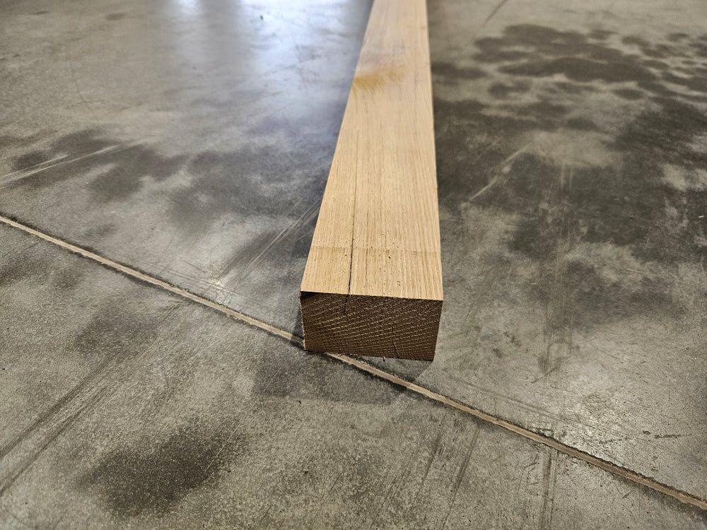 Chevron chêne / chataîgner bois massif - 45 x 55 - L=2.4m (raboté 4 faces)