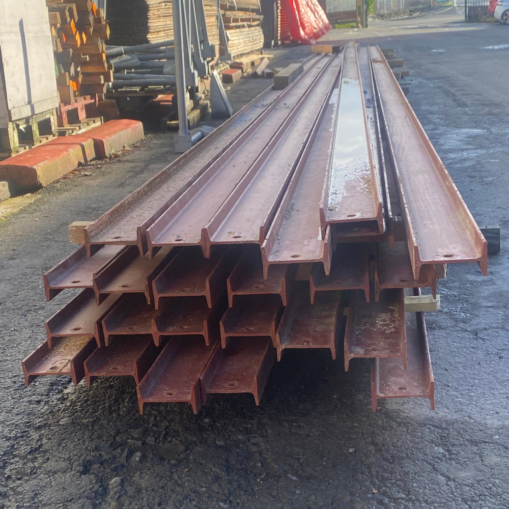 Profilé IPN acier rouge - 100 x 50 x 4 mm - L=10m