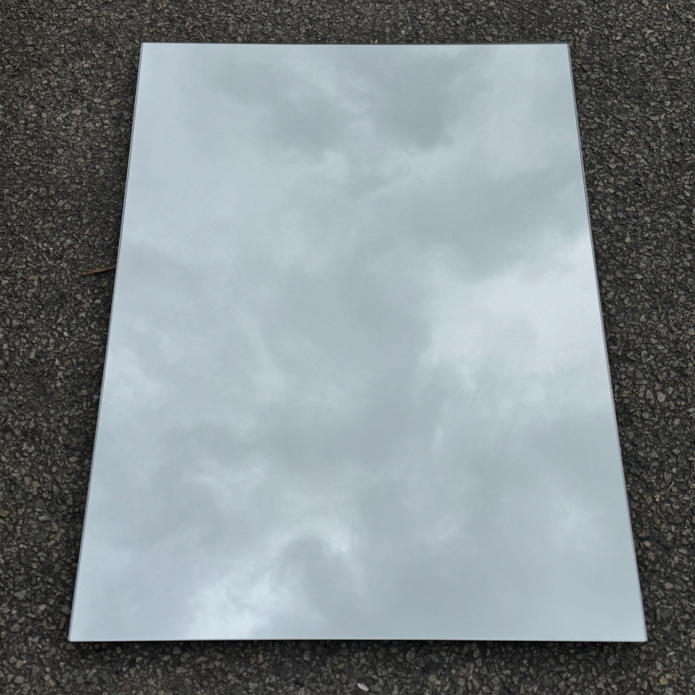 Miroir verre blanc - 900 x 650 mm - Sanijura Let Pure réf. 901012