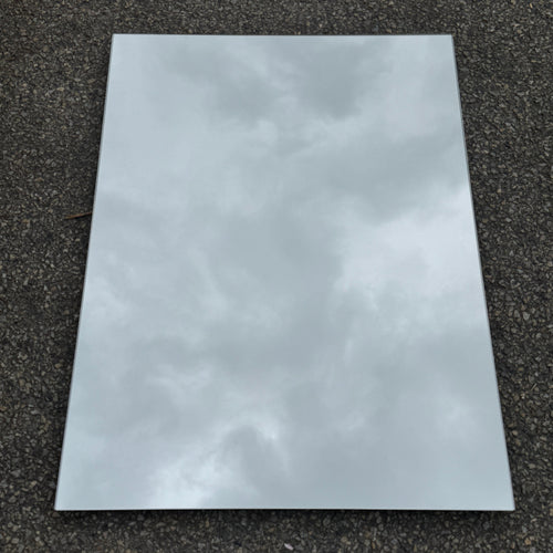 Miroir verre blanc - 800 x 650 mm - Sanijura Let Pure réf. 901010