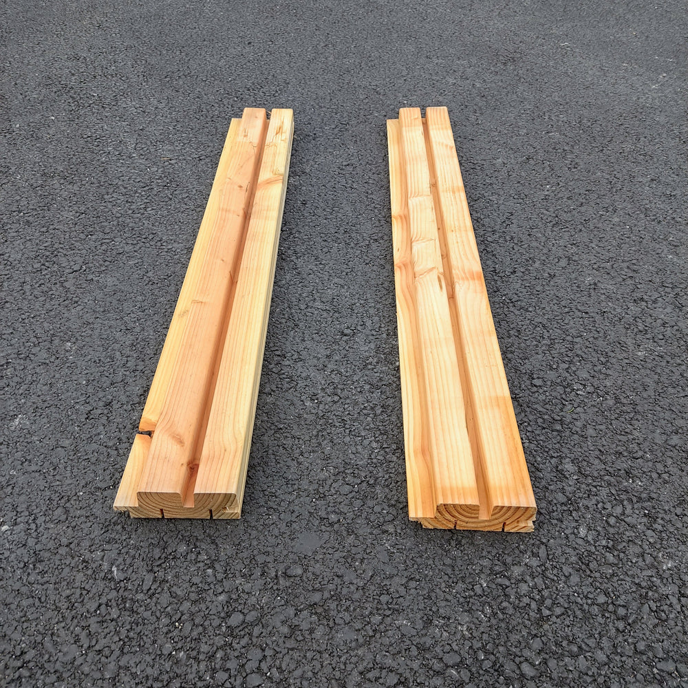 Bardage bois massif resineux (grande section)