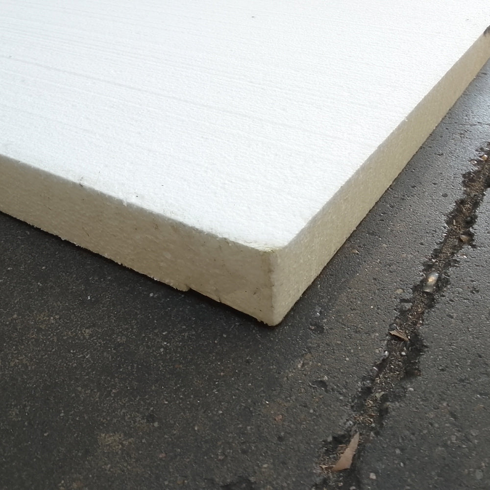 Panneau polystyrène  blanc - 1200 x 1000 mm - Ep=50mm - HIRSCH