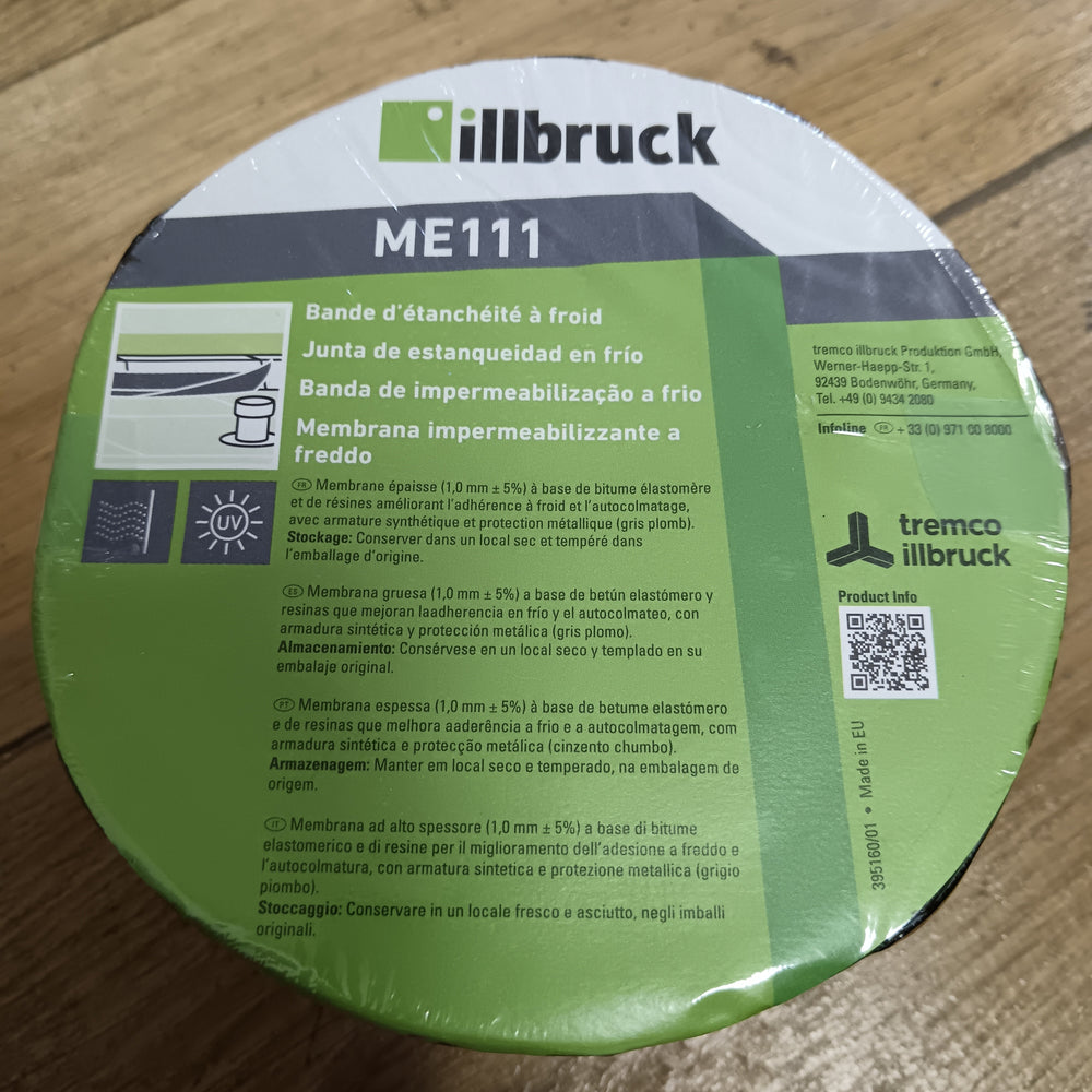 Rouleau bande étanchéité à froid  - 10 000 x 75 x 1 mm - ILLBRUCK (ME111)