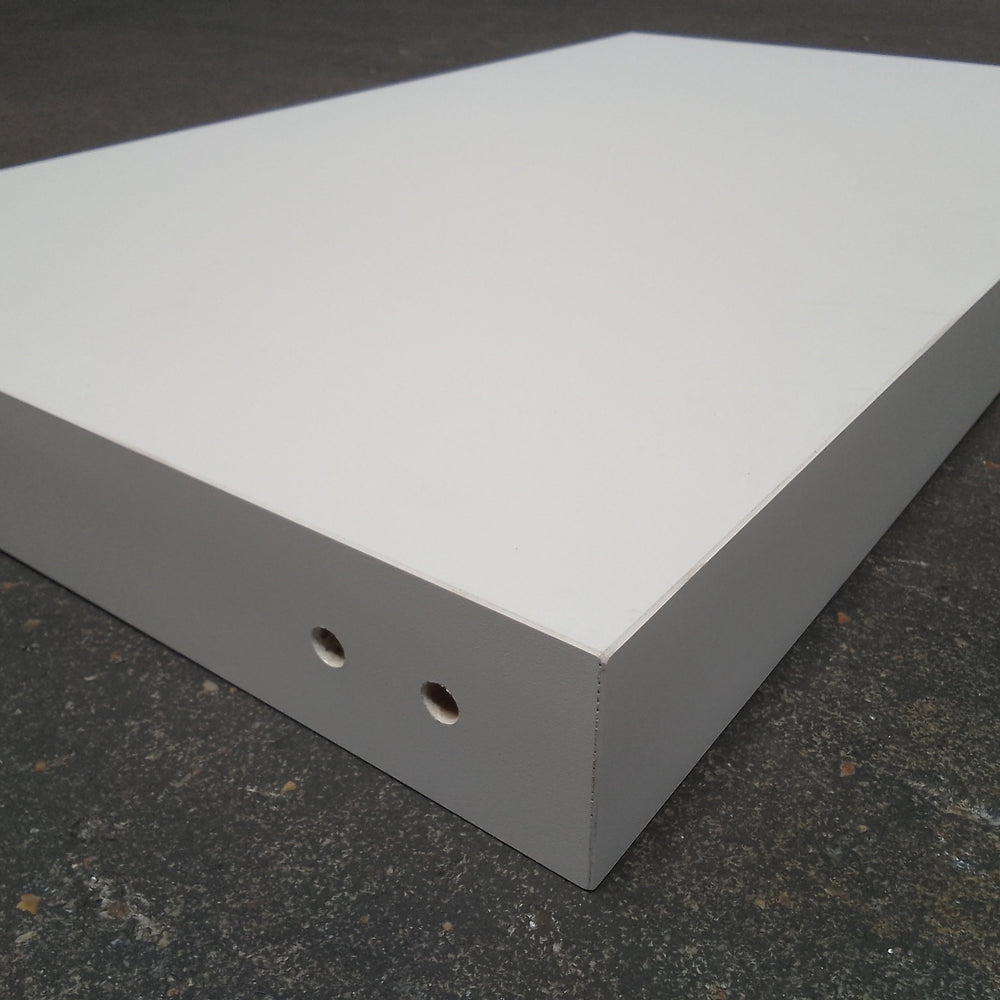 Tablette aggloméré blanc - 665 x 395 x 60 mm