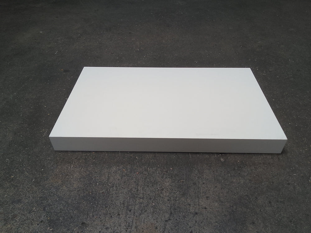Tablette aggloméré blanc - 665 x 395 x 60 mm