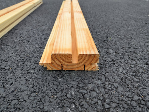 Bardage bois massif resineux (grande section)