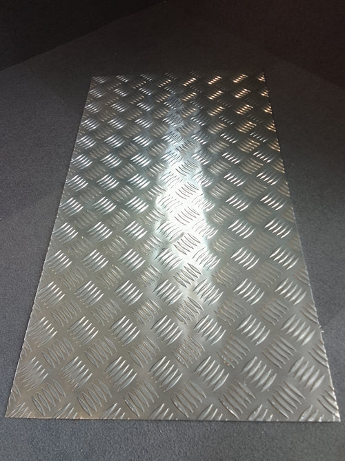 Tôle aluminium  - 780 x 420 mm (damier)