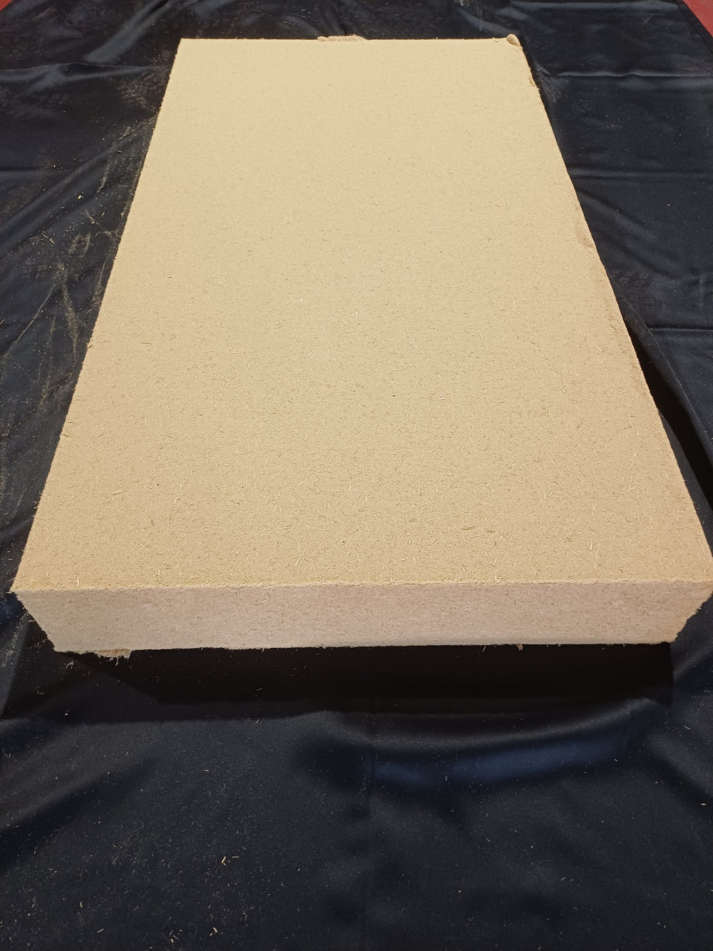 Panneau isolant thermo-acoustique rigide en fibre de bois - 1100x600x120