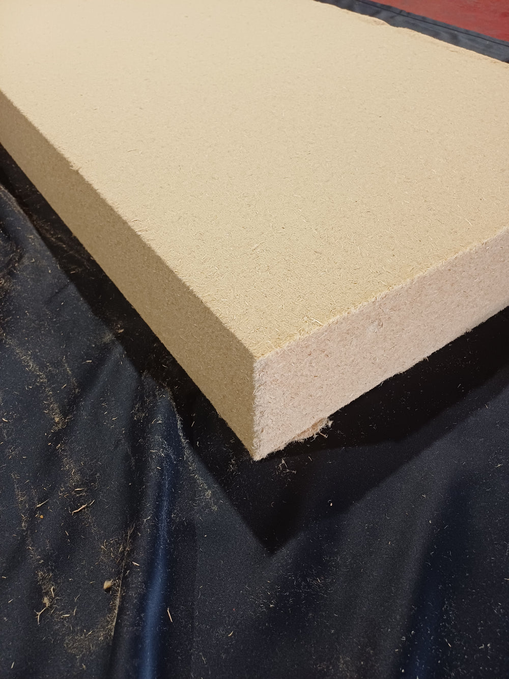 Panneau isolant thermo-acoustique rigide en fibre de bois - 1100x600x120