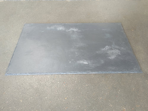 Ardoise synthétique coloris bleu & noir - 400 x 240 mm (lisse à bords épaufrés)