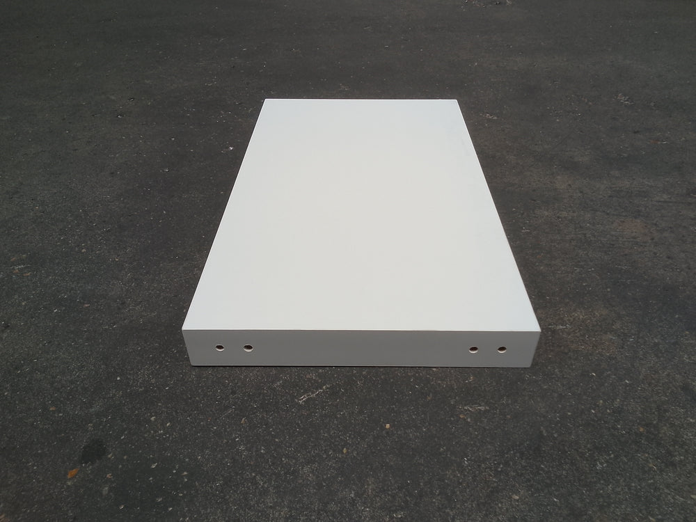 Tablette aggloméré blanc - 665 x 395 x 60 mm