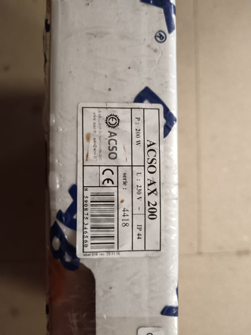 Cassette rayonnante  - 593 x 593 x 30 mm (Dynabox ACSO AX 200)
