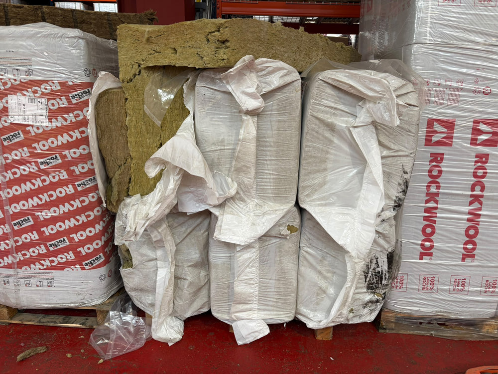 Panneau laine de roche - Rockwool Rockfaçade - R=5.1 - Ep=180mm - 1350 x 600