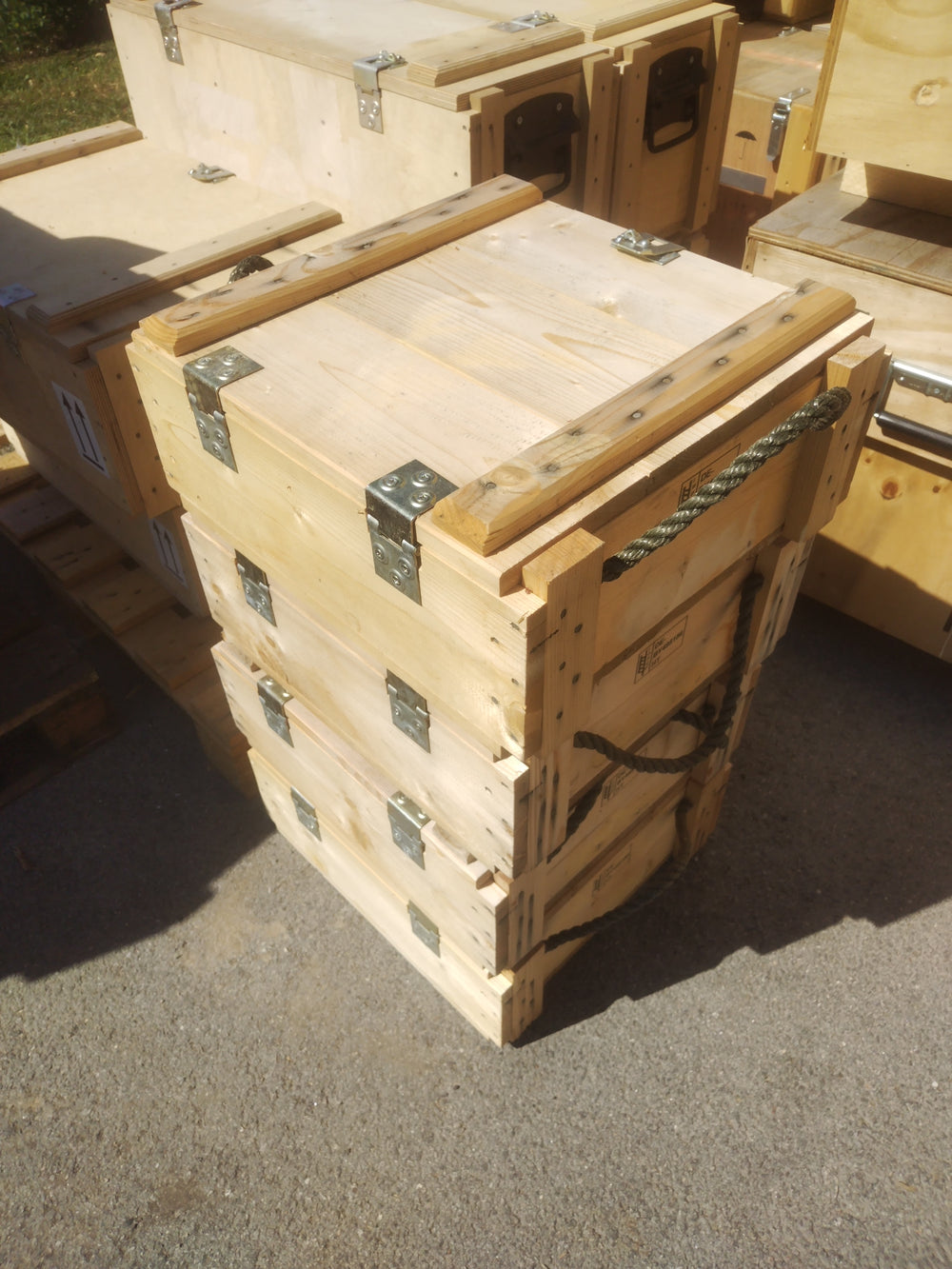 Caisse de transport contreplaqué  - 450 x 410 x 195 mm