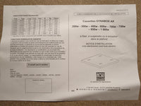 Cassette rayonnante  - 593 x 593 x 30 mm (Dynabox ACSO AX 200)