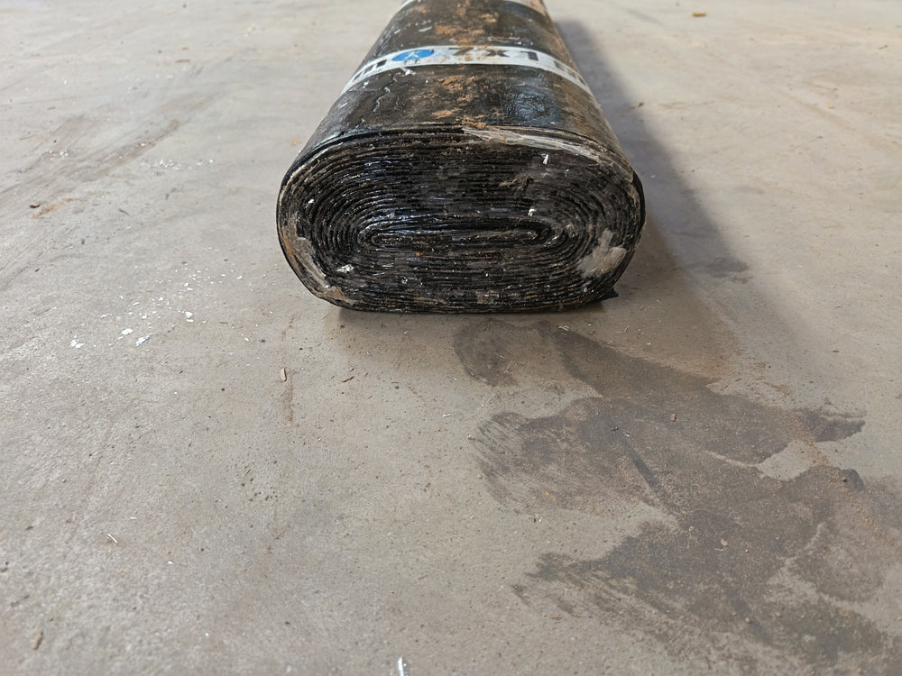 Membrane étanchéité noir - 6000 x 1000 mm - Ep=3mm (Sopralene  180 alu)