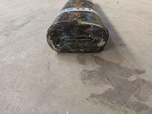 Membrane étanchéité noir - 6000 x 1000 mm - Ep=3mm (Sopralene  180 alu)