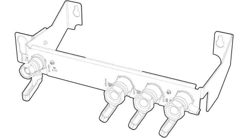 Divers sanitaires  -  NF-Barrette nouvelle installation pour Niagara C/Clas B One Max Réf. 3319577