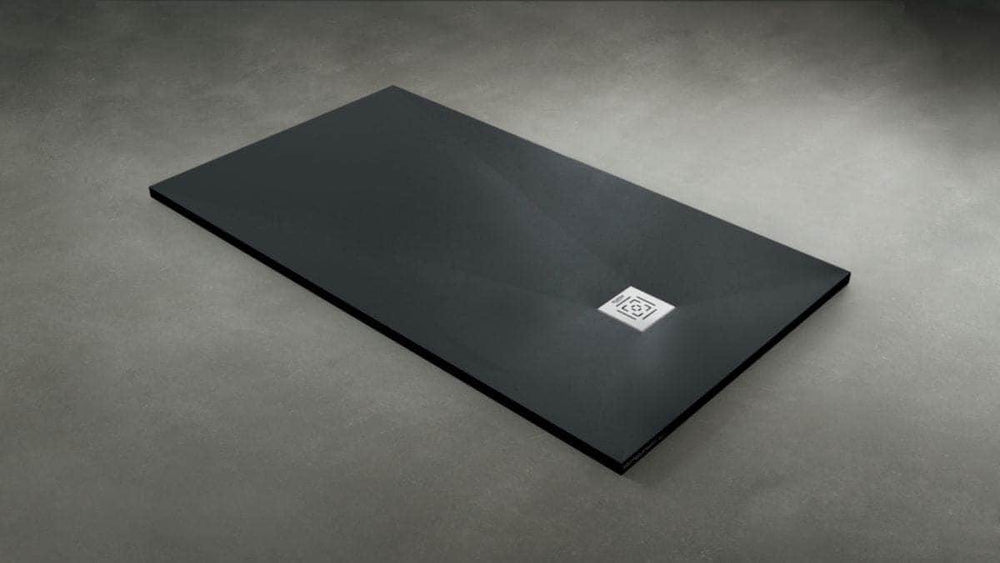 Receveur de douche  -  Receveur Alterna Daily'O 120 x 80 cm ardoise anthracite ALTERNA