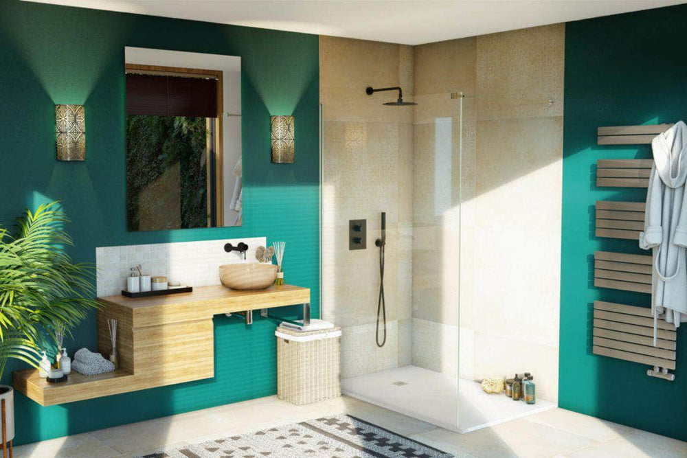 Receveur de douche  -  Receveur Alterna Daily'O 180x90cm béton blanc ALTERNA (déclassé)