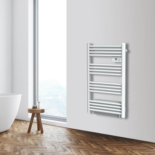 Radiateur  -  Radiateur sèche serviette éléctrique Alterna 500W + soufflerie 1000W Blanc 7577699