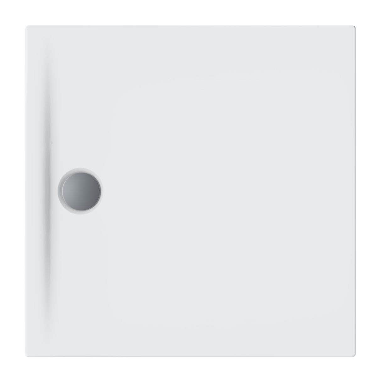Receveur de douche  -  Receveur céramique DESIGN 2 blanc antidérapant 90x90 cm ALTERNA