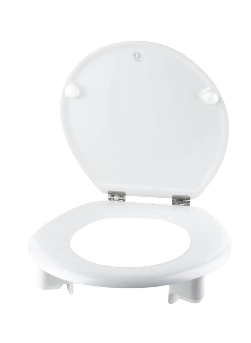 WC  -  Abattant TRADITION double blanc réhaussé de 7 cm réf. 7TD00017606 OLFA