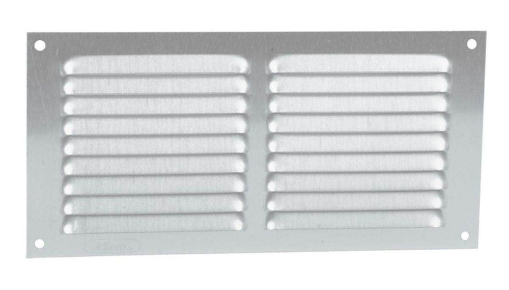Divers sanitaires  -  Grille rectangulaire horizontale avec moustiquaire Aluminimum 1LM1020G NICOLL