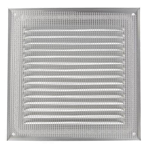 Divers sanitaires  -  Grille d'aération à visser persienne alu gris 1LM2020G GIRPI