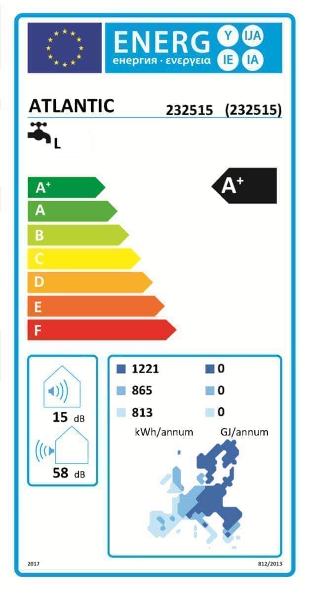 Chauffe-eau thermodynamique Calypso split vertical stable 270 litres Réf 232514